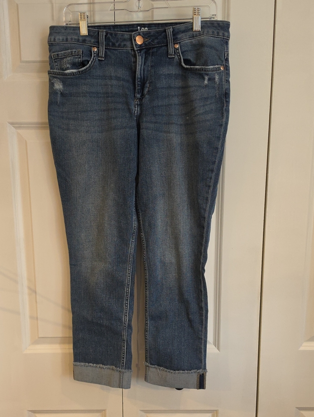 Riders by Lee Women's Cropped Dark Wash Ankle Jeans